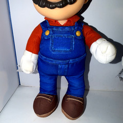 Nintendo The Super Mario Bros Movie MARIO & LUIGI 15″ Poseable Plush Figure