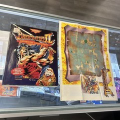 Breath Of Fire II (SNES) Authorized Game Secrets Strategy Guide + HTF Map Poster
