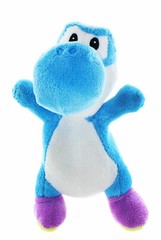 Nintendo Super Mario Soft Blue Yoshi Plush Toy 7″. Licensed Toy