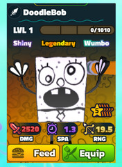Spongebob Tower Defense | CHEAP 5 ⭐ SHINY WUMBO Doodlebob | SW | SBTD