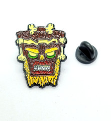 UKA UKA PIN Crash Bandicoot Tiki Ancient Mask Video Game Lapel Enamel Brooch