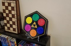 Legend of Zelda Sage Medallions Inspired Plaque – Zelda Ocarina of Time Decor