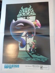 Luigi’s Mansion 2 Poster Luigi v Ghost Nintendo 3DS Dark Moon Movie Mario Galaxy