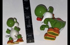 Nintendo Jakks Mario Yoshi Lot Blue Green Yellow Figures Tomy Wind Up +