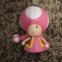Nintendo Super Mario Bros Toadette Pink Character Figure, 2007