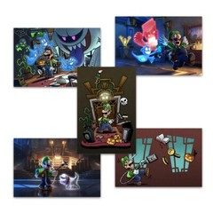 My Nintendo official Luigi’s Mansion 3 Phosphorescent postcard Limited　5 sheet