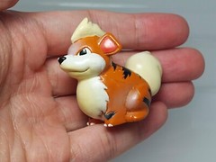 Arcanine Growlithe Pokemon Monster Collection Figure Set Tomy Japan G09 1.8in
