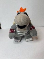 Super Mario Bros Dry Bones Bowser Plush Stuffed Toy Nintendo San-ei Co. 10″