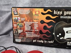 LOT OF 2 Playstation 2 PS2 Guitar Hero Red Octane Guitars Works!