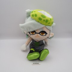 D3006C Splatoon 2 Marie Girl Green Inkling Sanei 2015 Plush 9″ Toy Doll Japan