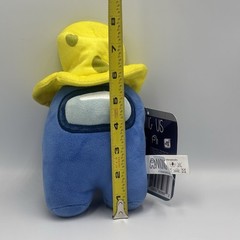 Among Us Blue Crewmate Plush Yellow Hat Spots Series 3 Toikido W/Tag