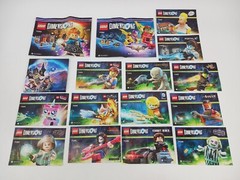 Lot of 16 LEGO Dimensions Poster Manual 71203 71218 71257 71231 71285 71212