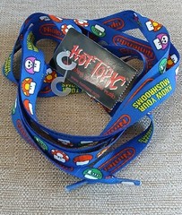 Hot Topic Nintendo Shoelaces Blue Pair Brand New Know Your Mushrooms Rare!