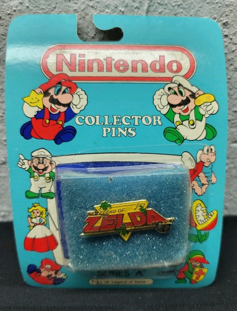 New 1989 Nintendo Collector Pin Zelda #16 Series A Read Listing Mario
