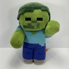 Minecraft Plush Zombie Mattel Mojang Studios 2022 9.5″