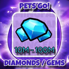 ROBLOX PETS! GO GEMS | 10M – 100M | CHEAPEST & FAST DELIVERY