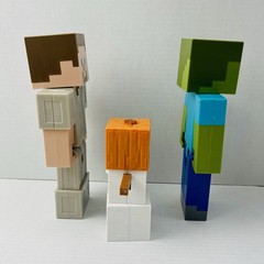 Lot Of 8 Minecraft Warden Torch Light-Up Diamond Ore Potion Bottle WORKS