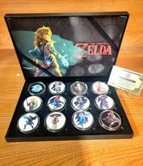 24K Gold Plated Limited Edition The Legend of Zelda Collectors Set–Link Zelda.