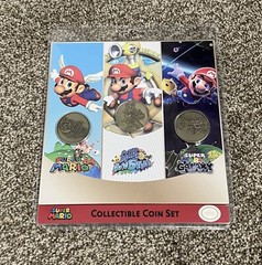 Nintendo Exclusive Limited Edition Super Mario 3D All Stars Collectible Coin Set
