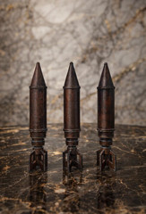 RUST ROCKET Prop Figure Hand Painted Life Size 1:1 cosplay plastic