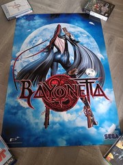 Bayonetta Original Vintage (2009) Sega (PS3, 360) Game Poster (RARE) 84cm x 59cm