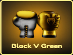 Black V Green (Boxing Beta Gloves) In-game Item Roblox :)