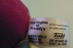 Five Nights at Freddys Funko 2021 Glamrock Chica and 2020 Foxy stuff plush