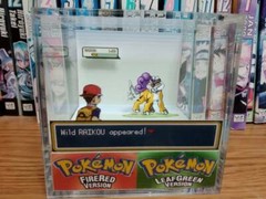 Pokemon Raikou Encounter Handmade Diorama – Gameboy Gaming / Retro Cube-Fanart
