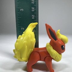 Lot of 2 Pokemon Figures Flareon Jolteon Tomy 2017 Articulated 3″ Eeeveelution