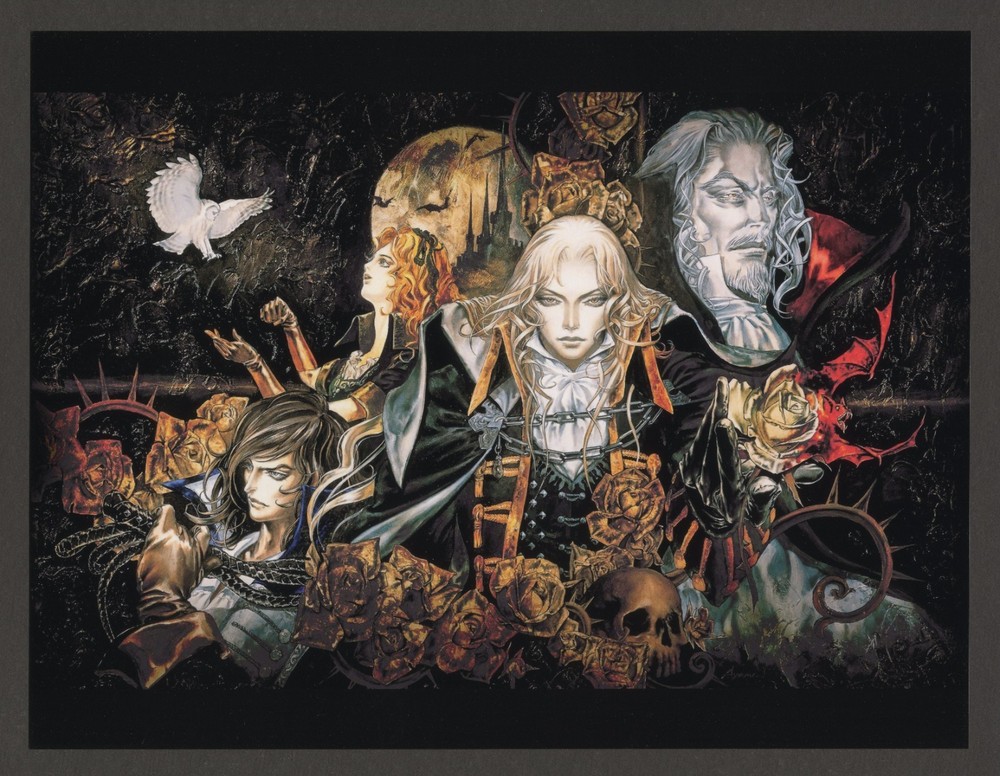 Castlevania Symphony of the Night Playstation 1 PS1 Game Art Print Poster (A)