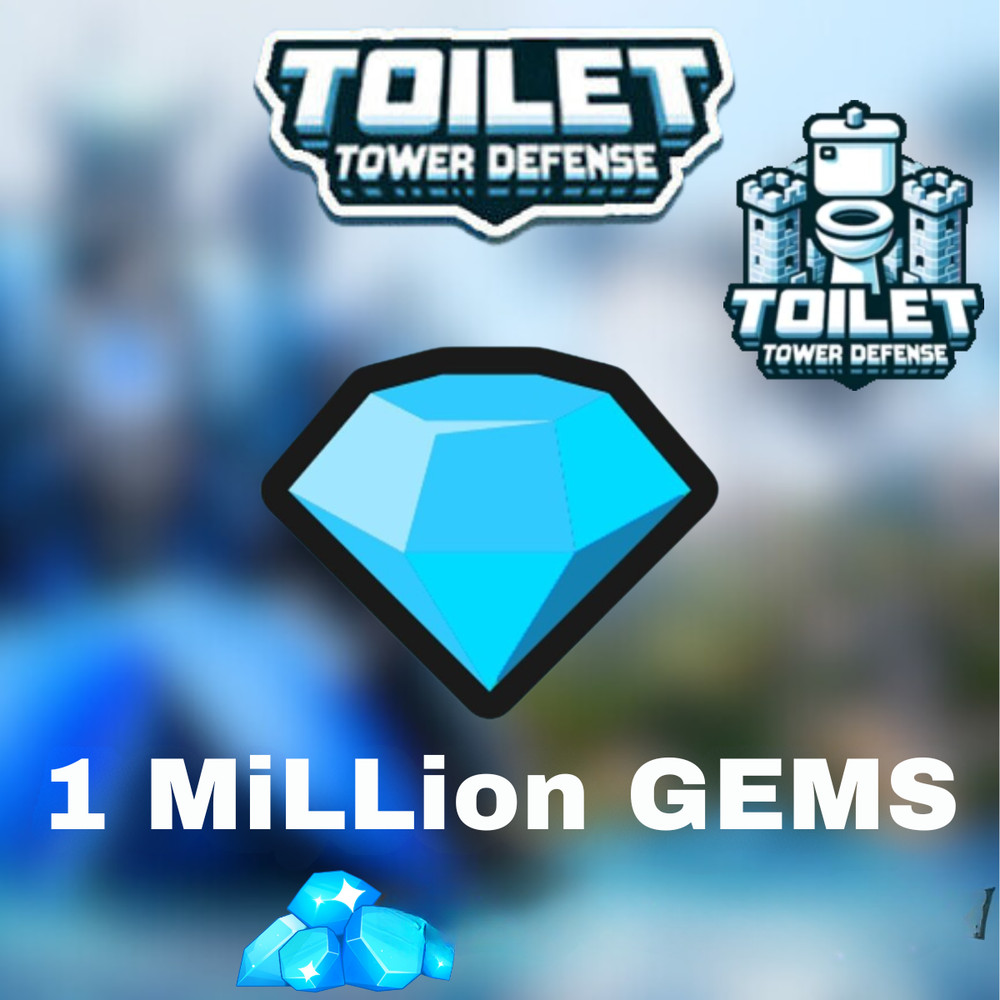 [ONLINE NOW 🟢] 1 Million Gems Toilet Tower Defense ~ TTD Gems ~ TTD