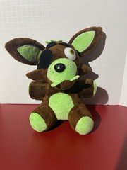 Five Nights At Freddys Foxy Green And Brown 9” Stuffed Plush Window Hanging