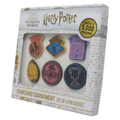 Harry Potter Triwizard Tournament Enamel Pins Official Pin Badges Set of 6