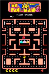 Ms. Pac-Man Authentic Arcade Marquee 24×36 Namco Video Game Giclee Art Poster