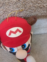 Super Mario Bros All Star Raccoon Mario Plush 1993 NINTENDO RARE Banpresto Japan