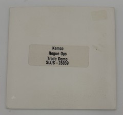 Rogue Ops Trade Demo Sony Playstation 2 PS2 Kemco Rare NFS Not For Resale