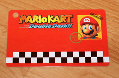 2003 Nintendo Mario Kart Double Dash!! Promo Vintage Mario Licence Plastic Card