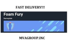 Halo Infinite Foam Fury Nameplate and Soft Impact Charm (NERF Emblem and Charm)
