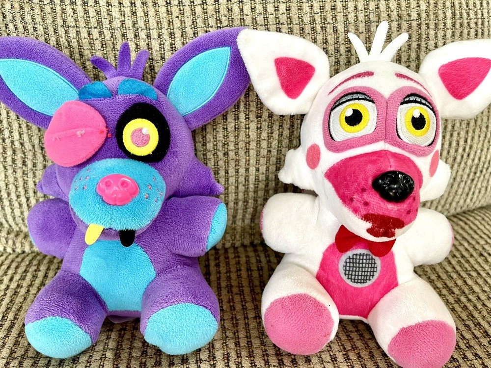 Funko Five Nights At Freddy’s FNAF 2017 Purple Foxy and Sister Location Plush 8″
