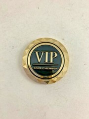 BRAND NEW SKILLZ MEMBER VIP CHALLENGE COIN SILVER AND BLACK CROWN ON BACK SIDE
