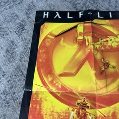 Half-Life PlayStation 2 PS2 Promo Poster 2001 20”x15” RARE