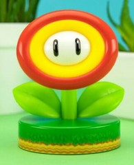 Super Mario Bros Paladone FIRE FLOWER Icons Light Approx 4″ Nintendo #007 New