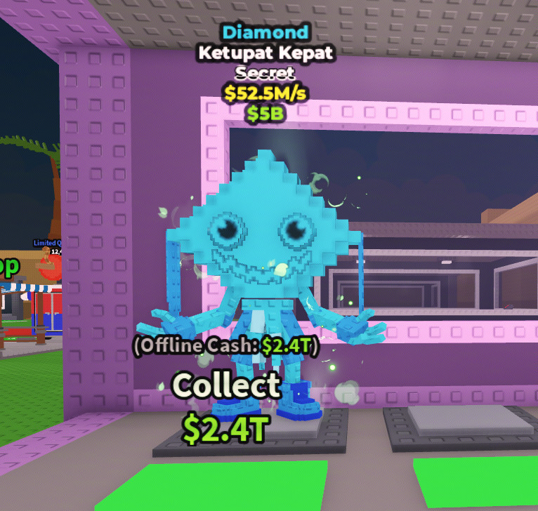 DIAMOND Ketupat Kepat 52.5M/S Steal A Brainrot