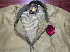 NICE Fallout Brotherhood Of Steel Green Bomber Jacket – Size X-large