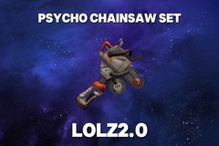 Flee The Facility psycho chainsaw set FTF