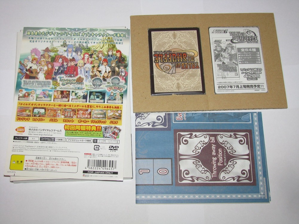 Tales of My Shuffle Tales of Fandom Vol. 2 Preorder Bonus Carddass Japan import