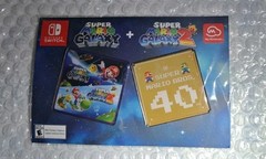 Super Mario Galaxy 1 & 2 Bros 40th Anniversary Pin Set My Nintendo Rewards New