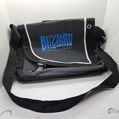 RARE Blizzard Entertainment Messenger Laptop Bag WoW Diablo StarCraft Overwatch