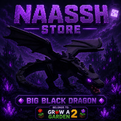 BIG BLACK DRAGON GROW A GARDEN 2 CHEAP AND FAST