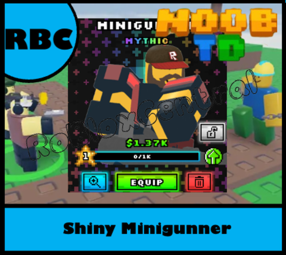 SHINY MINIGUNNER – CHEAP NOOB TOWER DEFENSE – NTD UNIT